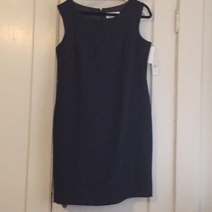 Norton McNaughton Navy/Black Sheath Dress